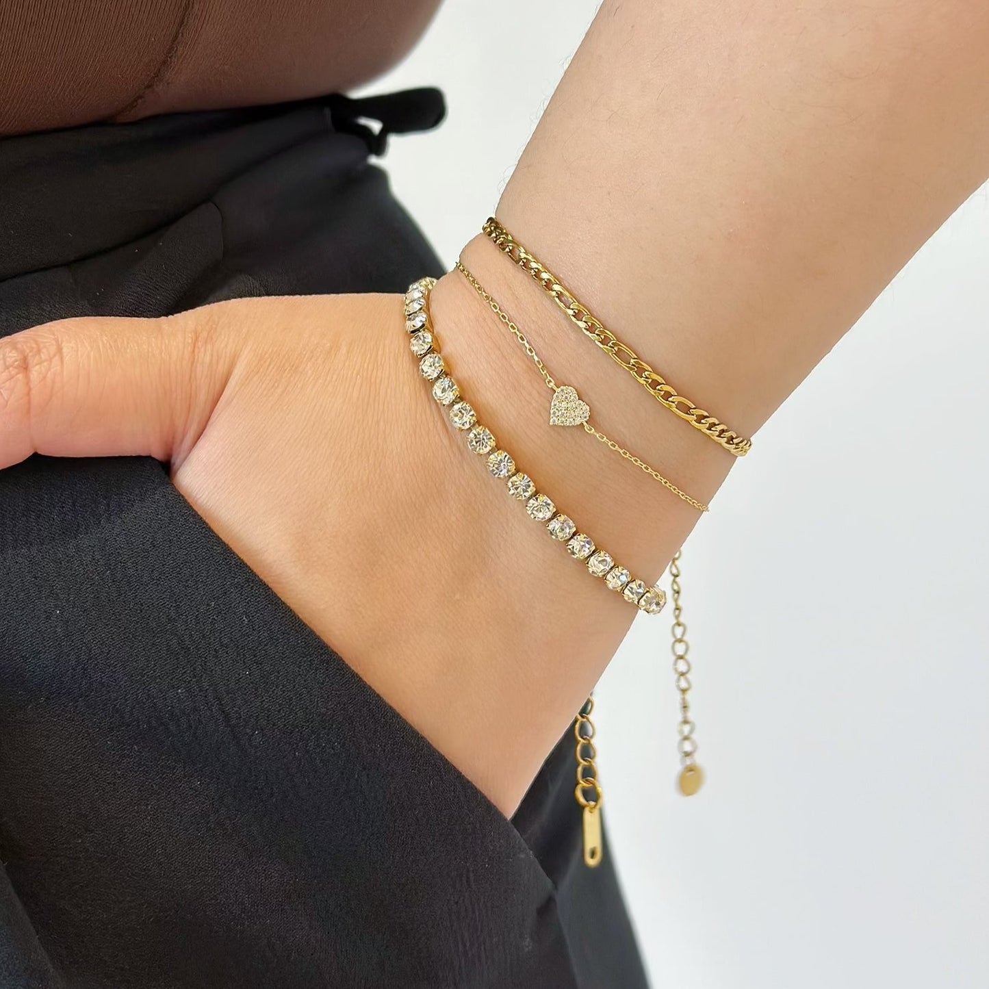 simple gold plated bracelet