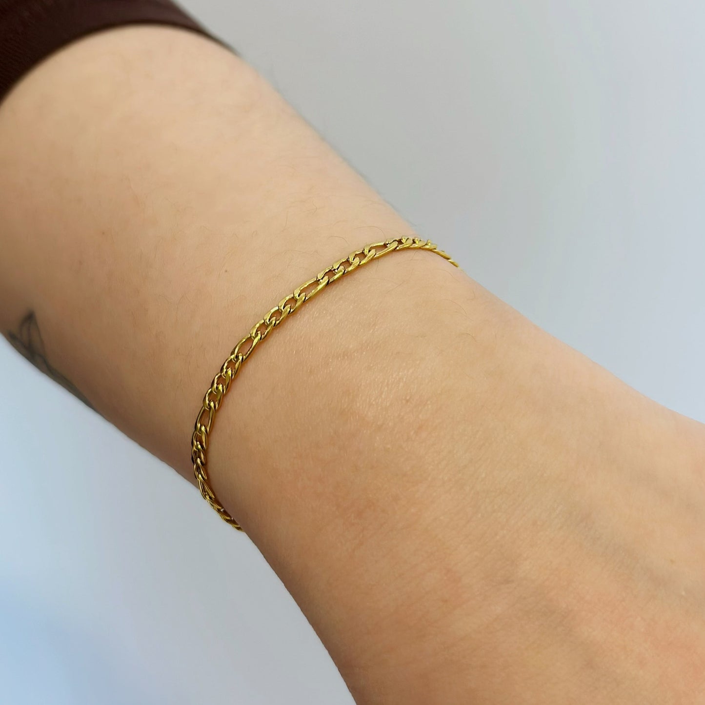 simple gold plated bracelet